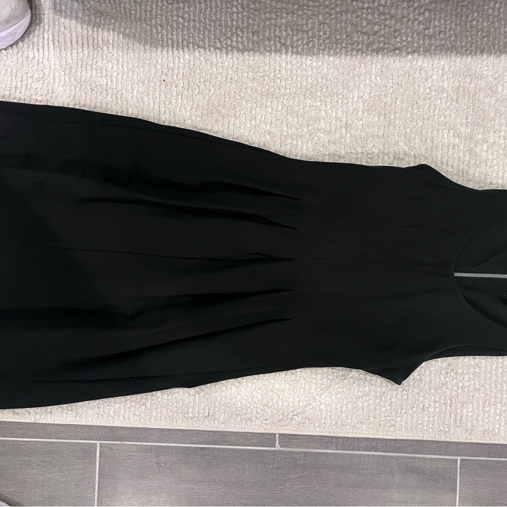 J. Crew Elegant Black Midi Dress